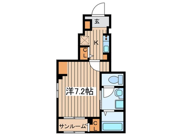 メゾン23の物件間取画像